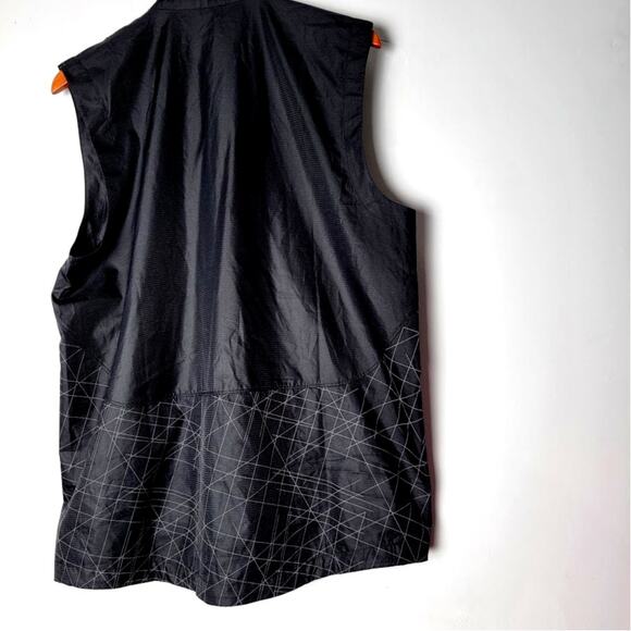 Brooks Running Vest Men's L Black Reflective Windbreaker Athleisure Gorpcore - Picture 6 of 8